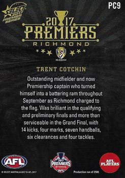 2017 Select Premiers Richmond #PC9 Trent Cotchin Back